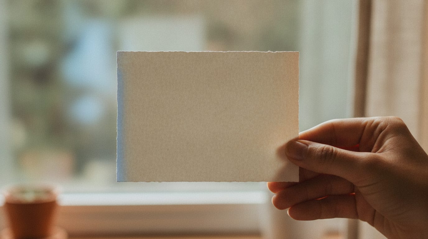 The same invitation shown on three phones side by side, each screen rendering the cream background a slightly different shade.